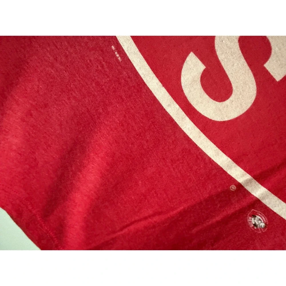 Nike Cincinnati Reds Mr. Redlegs Graphic T-Shirt Red MLB Tee 2013 Size M - Picture 4 of 6